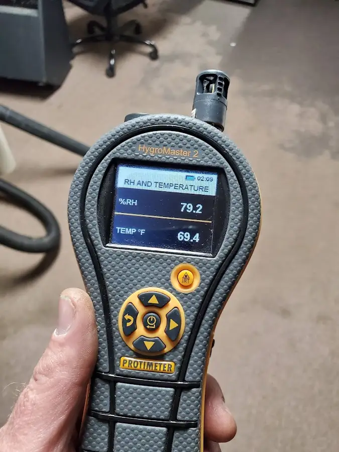 Moisture meter humidity assessment for Mold Remediation & Removal in Guymon